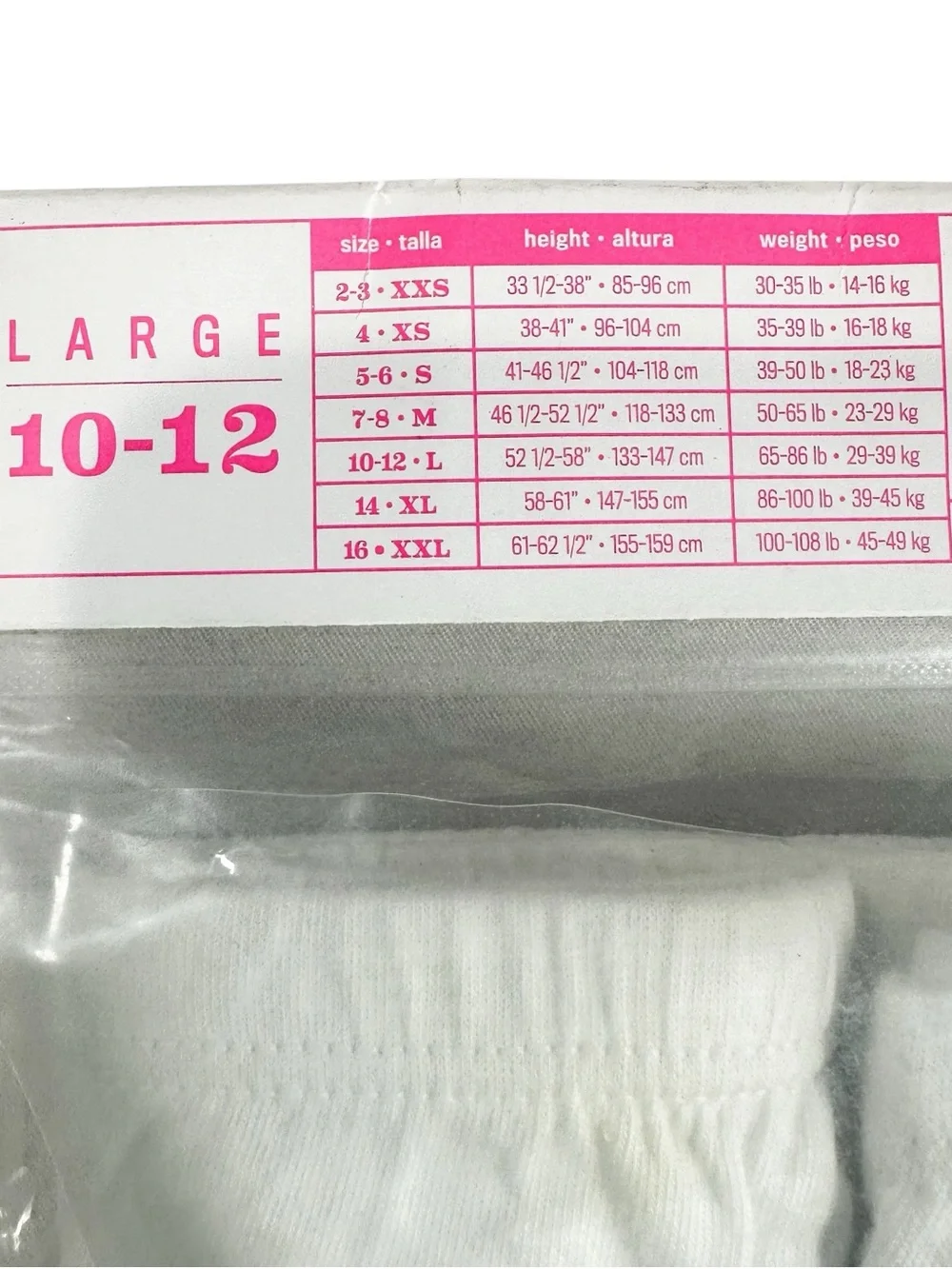 The Children’s Place Girls White Cotton Briefs 3 Pack Size 10-12 Large NWT